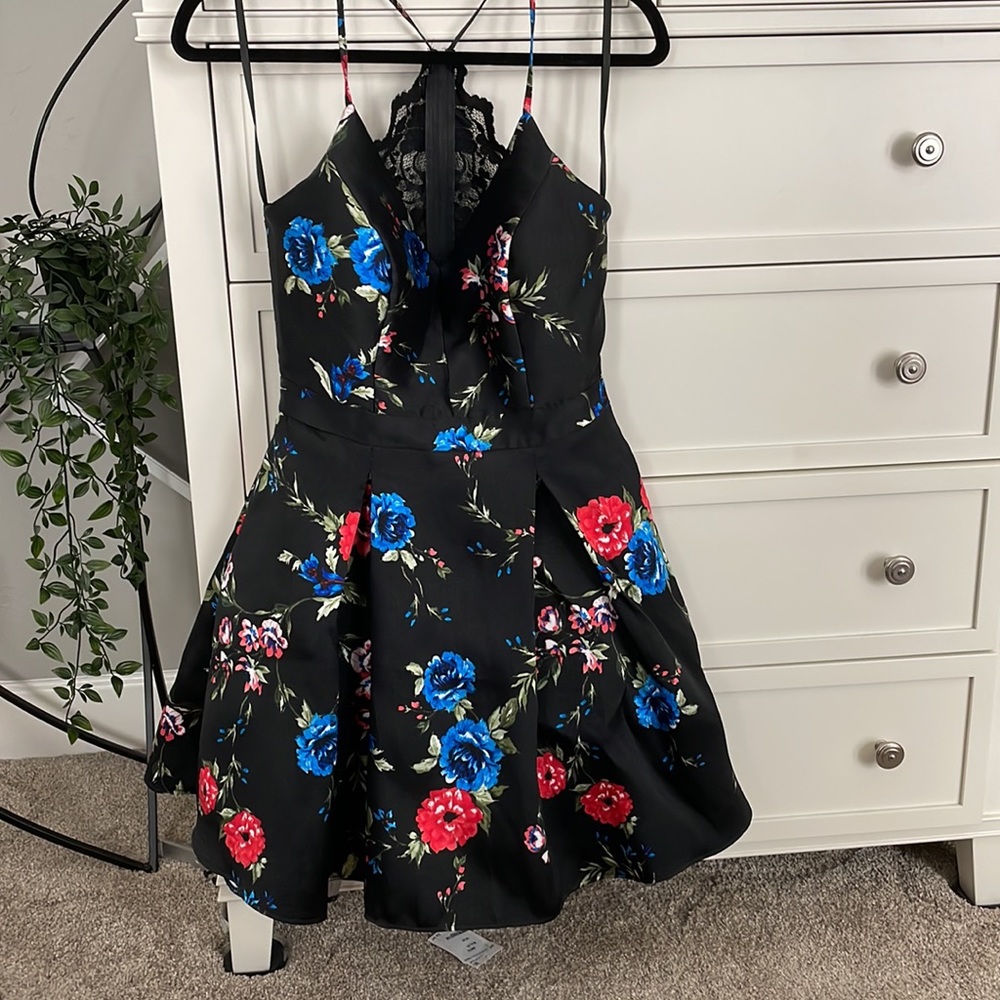 Floral strappy dress